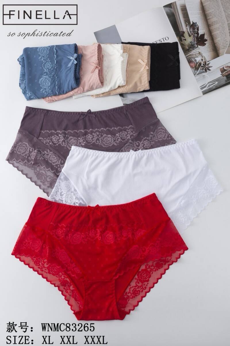 Majtki damskie Roz XL-3XL, Mix kolor Paczka 24 szt